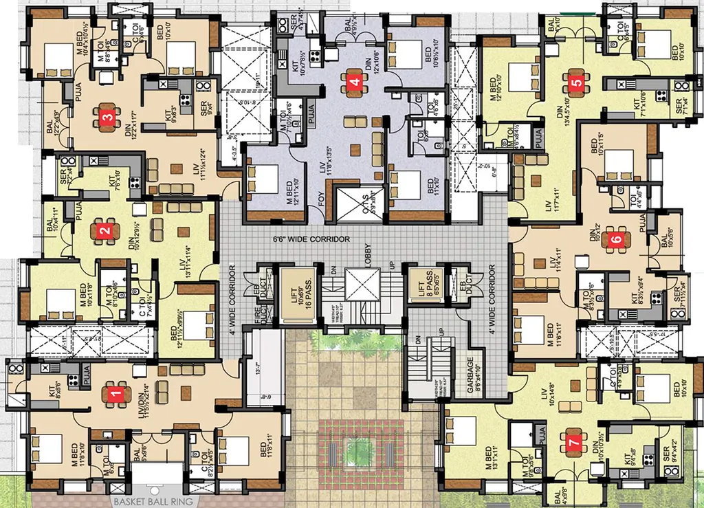 Floor Plan of Newry Celestial in Avadi, Chennai - Image 329551