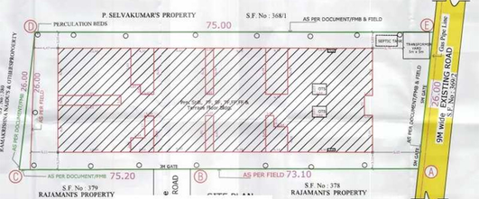 Master Plan of Marutham Cherry Blossom in Kalapatti, Coimbatore - Image 242634