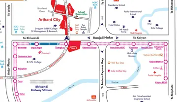 Location of Arihant City Phase 1 - Image 22209
