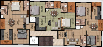 Floor Plan of Sumangali Icon in Medavakkam, Chennai - Image 280945