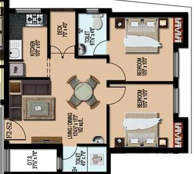 2 BHK Flat in Sumangali Sunday in Medavakkam, Chennai - Image 859958