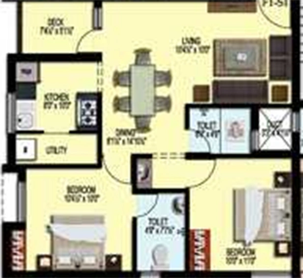 2 BHK Flat in Sumangali Sunday in Medavakkam, Chennai - Image 859959