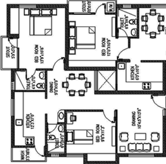 2 BHK Flat in Sumangali Navaneetham in Medavakkam, Chennai - Image 859945