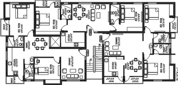 Floor Plan of Sumangali Navaneetham in Medavakkam, Chennai - Image 280964