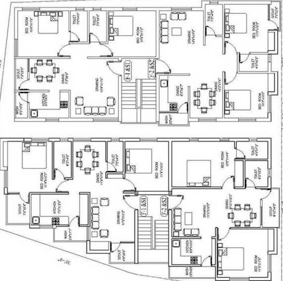 Floor Plan of Sumangali Rajeshwari Manor in Medavakkam, Chennai - Image 280975