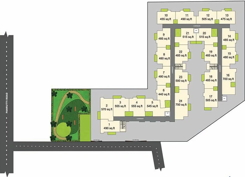 Master Plan of Arun Lalithangi in Oragadam, Chennai - Image 257128