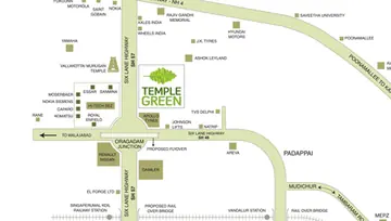 Location of Arun Excello Town House - Image 257101