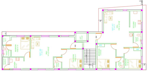 Floor Plan of Sri Manishaa Ideal Homes Phase 3 in Mannivakkam, Chennai - Image 245399