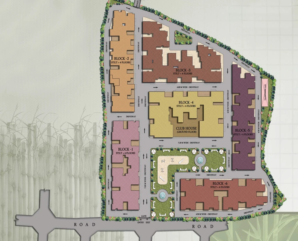 Master Plan of Baashyaam Happy Windows in Kattupakkam, Chennai - Image 342453