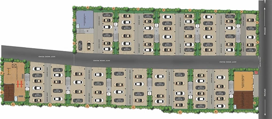 Master Plan of Colorhomes Gates in Perumbakkam, Chennai - Image 281097