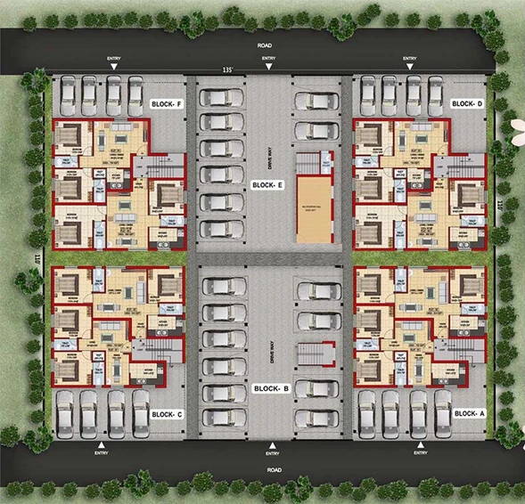 Master Plan of Colorhomes Golden Classic in Tambaram, Chennai - Image 281104