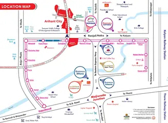 Location of Arihant City Phase 2 - Image 22238