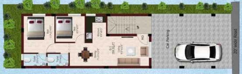 Master Plan of Colorhomes Creek in Mogappair, Chennai - Image 334544
