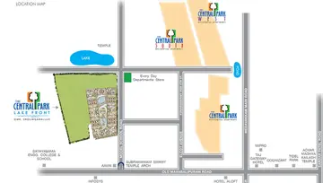 Location of Lancor The Central Park Lake Front - Image 279682