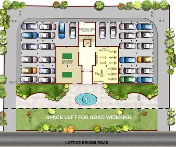 Master Plan of Lancor Trafalgar in Thiruvanmiyur, Chennai - Image 279708