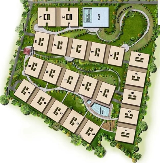 Master Plan of Lancor Abode Valley in Potheri, Chennai - Image 279602