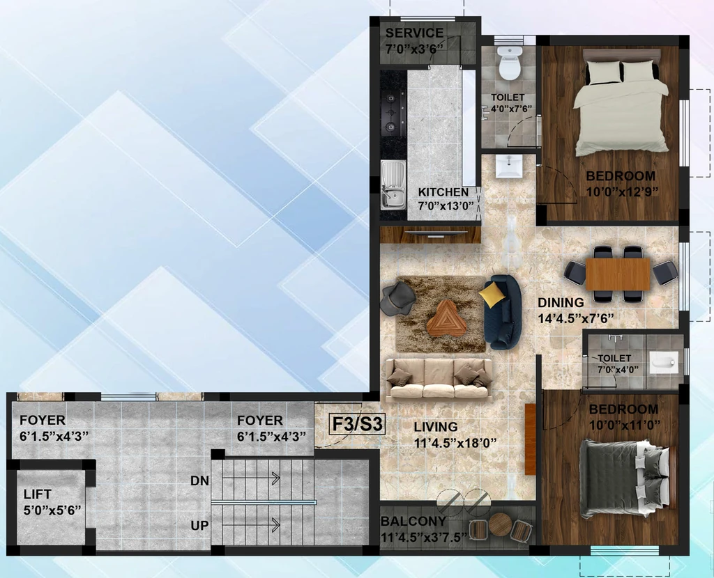 2 BHK Flat in Sri Ayyan Aishwaryam in Medavakkam, Chennai - Image 885324