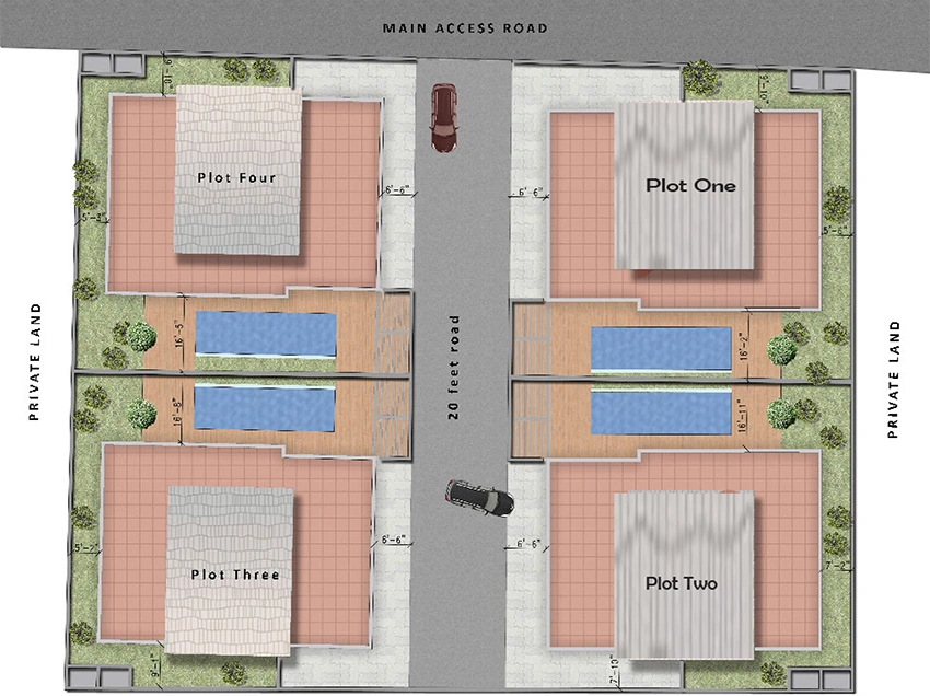 Master Plan of Devinarayan Aquarelle in East Coast Road, Chennai - Image 332565