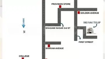 Location of Vijay Sri Sai Tulip - Image 342982