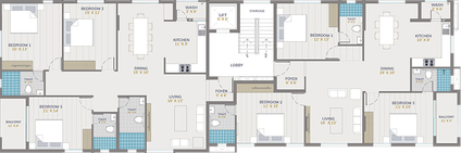 Floor Plan of Arihant Vinyasa in Mylapore, Chennai - Image 282308