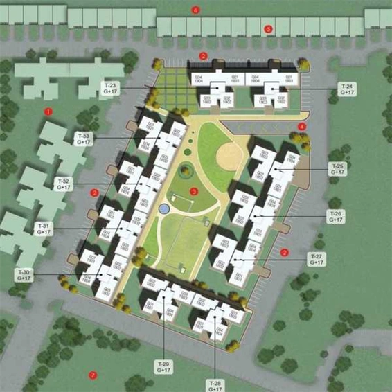 Master Plan of Arihant North Town Chaitanya in Perambur, Chennai - Image 282260