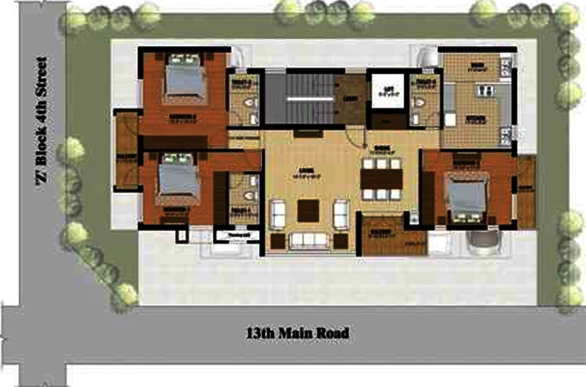 Master Plan of Arihant Sangeeth in Anna Nagar, Chennai - Image 282280