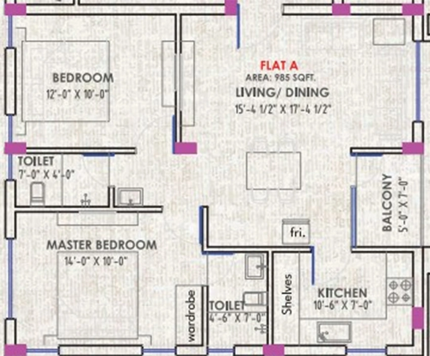 2 BHK Flat in Rahul Anbu illam in Ambattur, Chennai - Image 880123