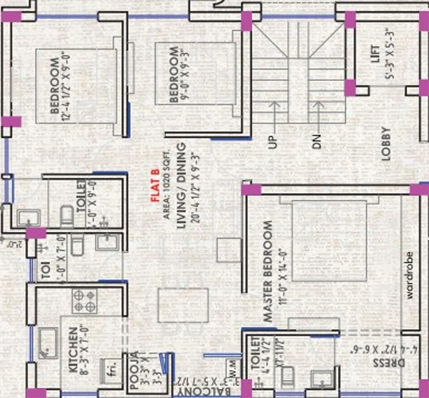 3 BHK Flat in Rahul Anbu illam in Ambattur, Chennai - Image 880124