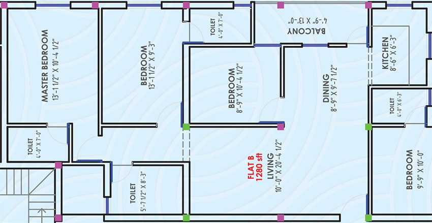 3 BHK Flat in Rahul Samruddhi in Ambattur, Chennai - Image 880180