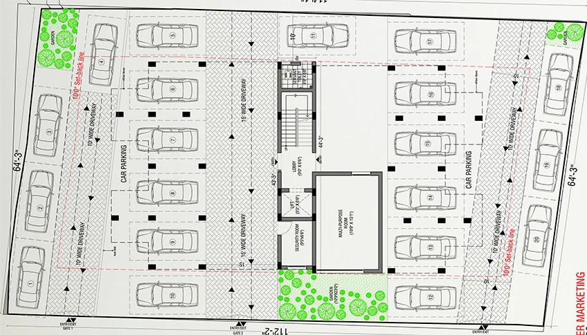Master Plan of Rahul Nandi Gardens in Ambattur, Chennai - Image 335503