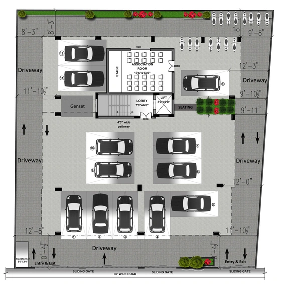 Master Plan of JKB Paradise in Valasaravakkam, Chennai - Image 245994