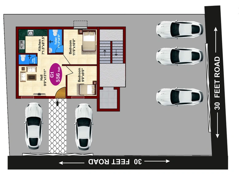 Master Plan of JKB Aster in Valasaravakkam, Chennai - Image 246140
