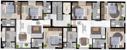 Floor Plan of Rams Utsav Apartment in Besant Nagar, Chennai - Image 248021