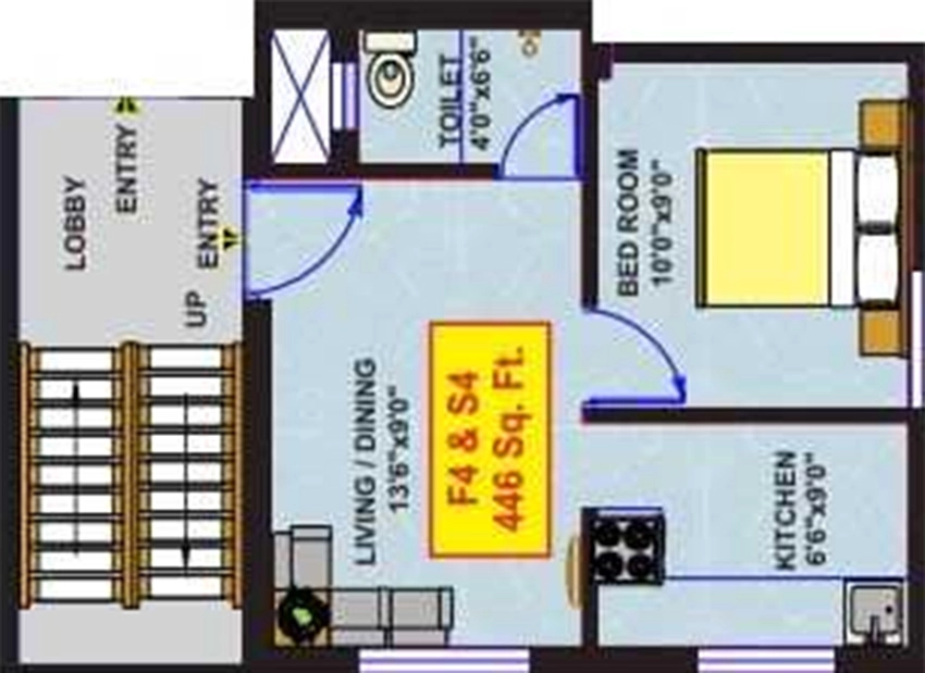 1 BHK Flat in Vikaan Sai Avighna in Tambaram, Chennai - Image 881776