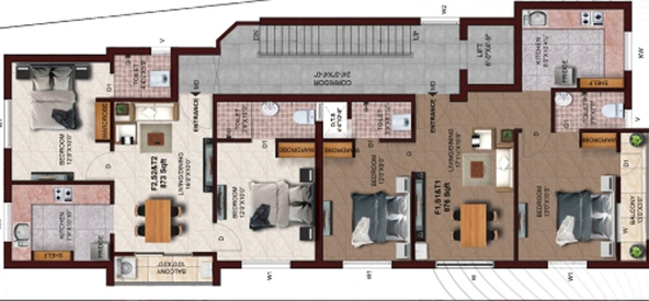 Floor Plan of GCC Ezhil in Tambaram, Chennai - Image 260883