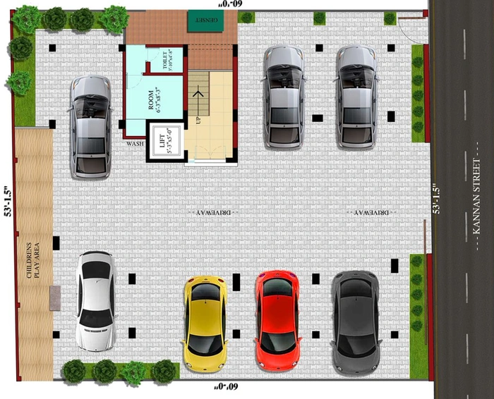 Master Plan of Kanya Badri in Pallikaranai, Chennai - Image 255126