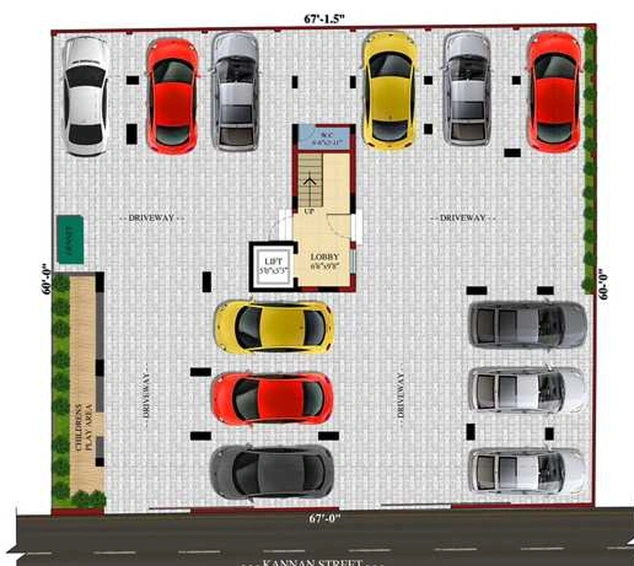 Master Plan of Kanya Chakra in Pallikaranai, Chennai - Image 255120