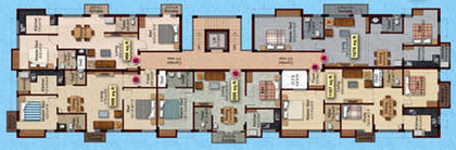 Floor Plan of Kanya Srishti in Perungudi, Chennai - Image 255271