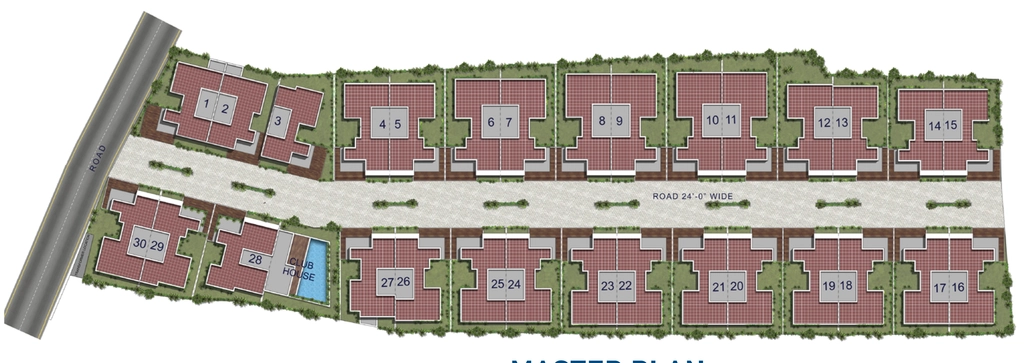 Master Plan of Radiance Lake Front in Karapakkam, Chennai - Image 342963