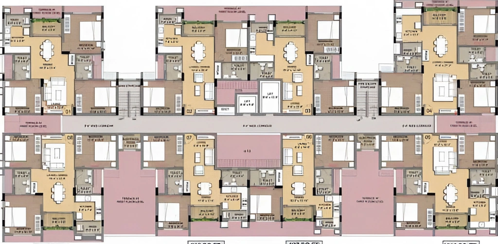 Floor Plan of Radiance Empire in Perambur, Chennai - Image 342946