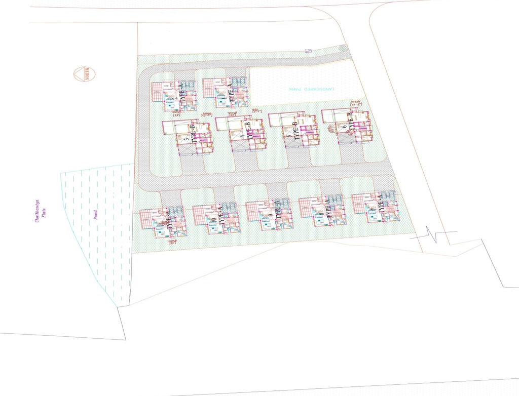 Master Plan of Radiance Green Springs in East Coast Road, Chennai - Image 345831