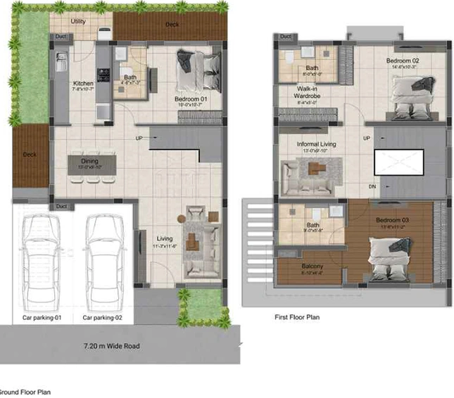 3 BHK House/Villa in DRA Inara in Navalur, Chennai - Image 848464