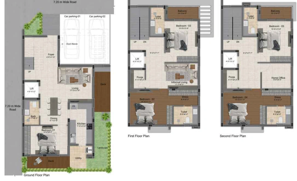 3 BHK House/Villa in DRA Inara in Navalur, Chennai - Image 848466
