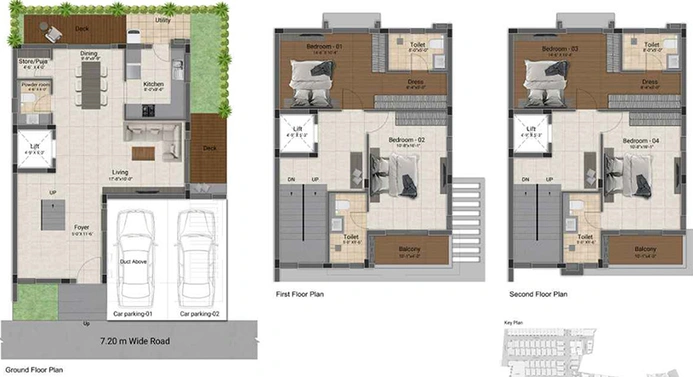 4 BHK House/Villa in DRA Inara in Navalur, Chennai - Image 848469