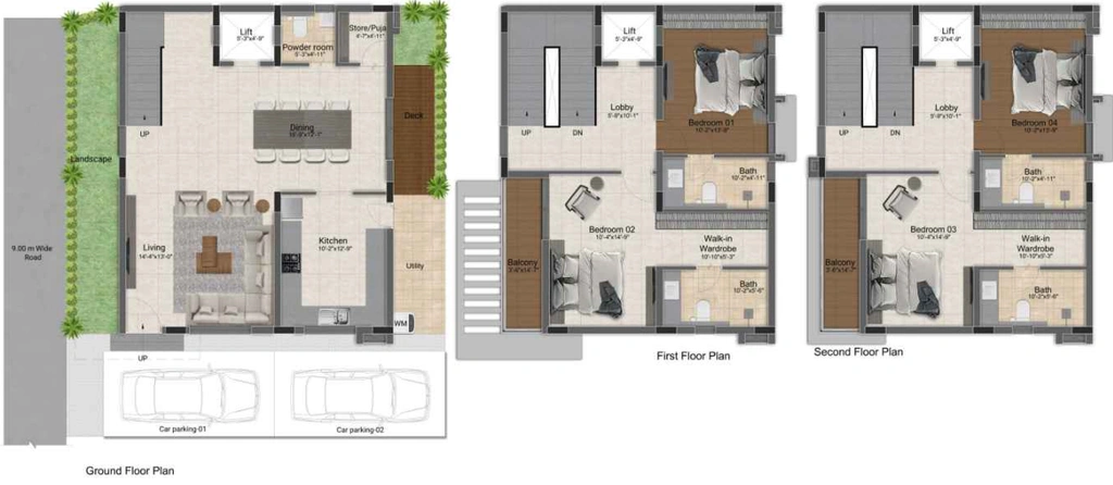 4 BHK House/Villa in DRA Inara in Navalur, Chennai - Image 848470