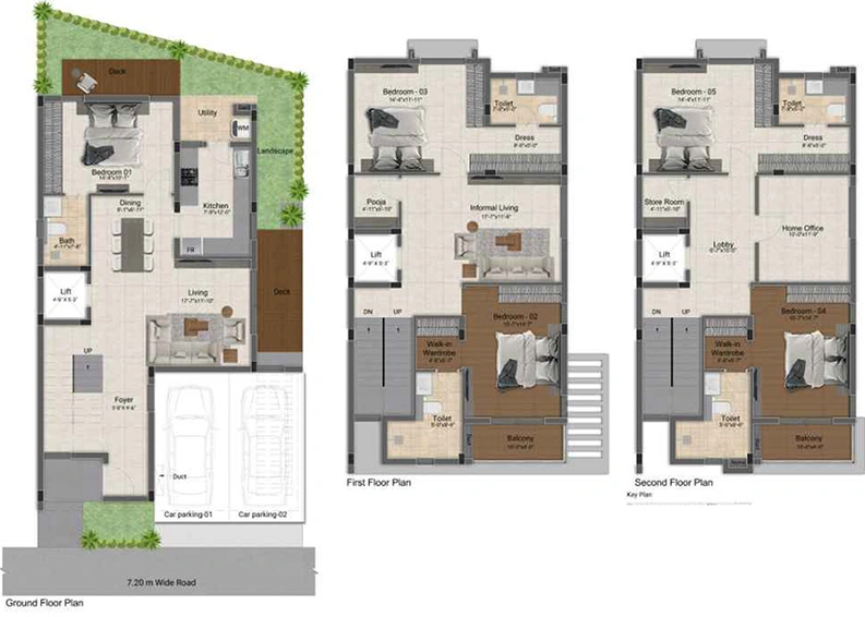 5 BHK House/Villa in DRA Inara in Navalur, Chennai - Image 848478