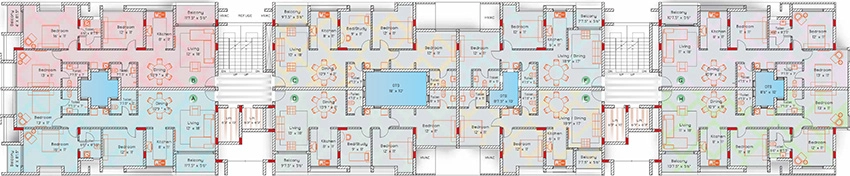 Floor Plan of Appaswamy Cityside in Perungudi, Chennai - Image 340020