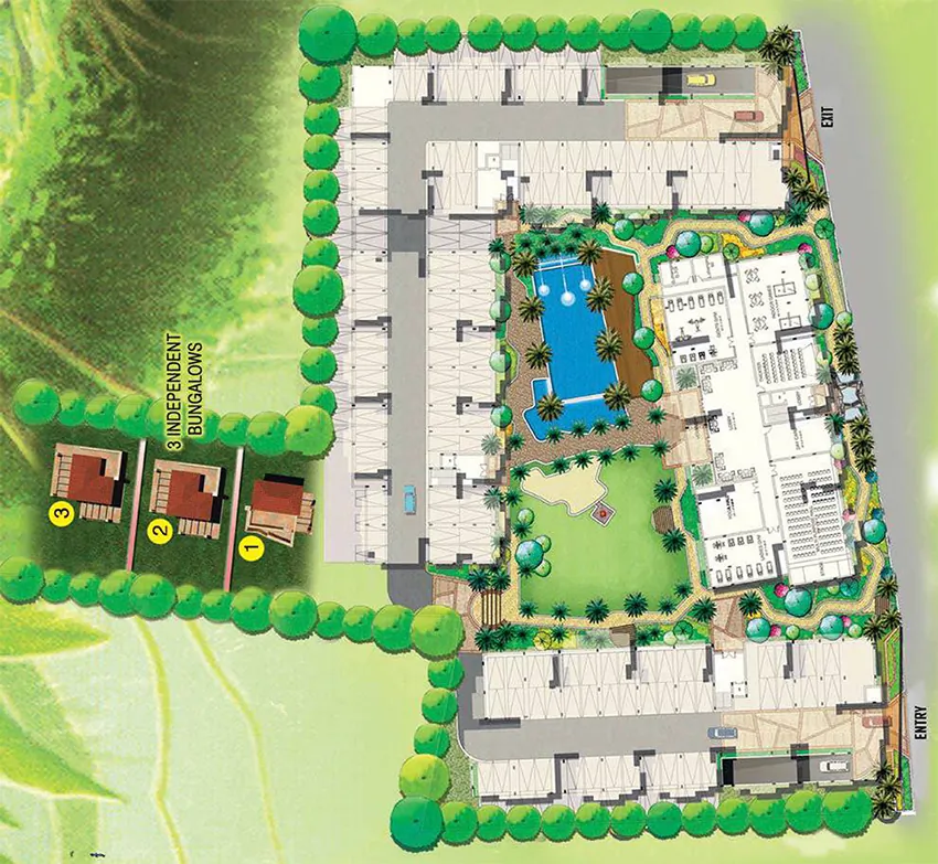 Master Plan of Appaswamy Springs Apartment in Thiruvanmiyur, Chennai - Image 340111