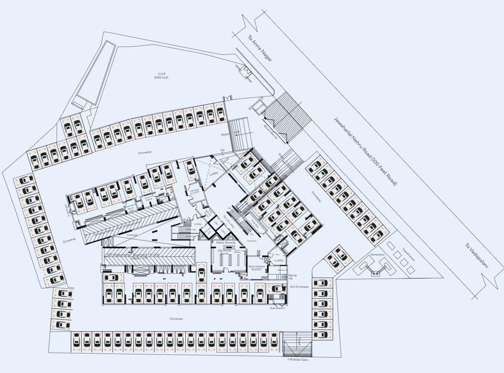 Master Plan of Appaswamy Skylon in Koyambedu, Chennai - Image 340409