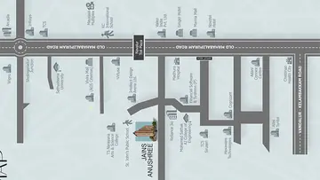 Location of Jains Anushree - Image 335645